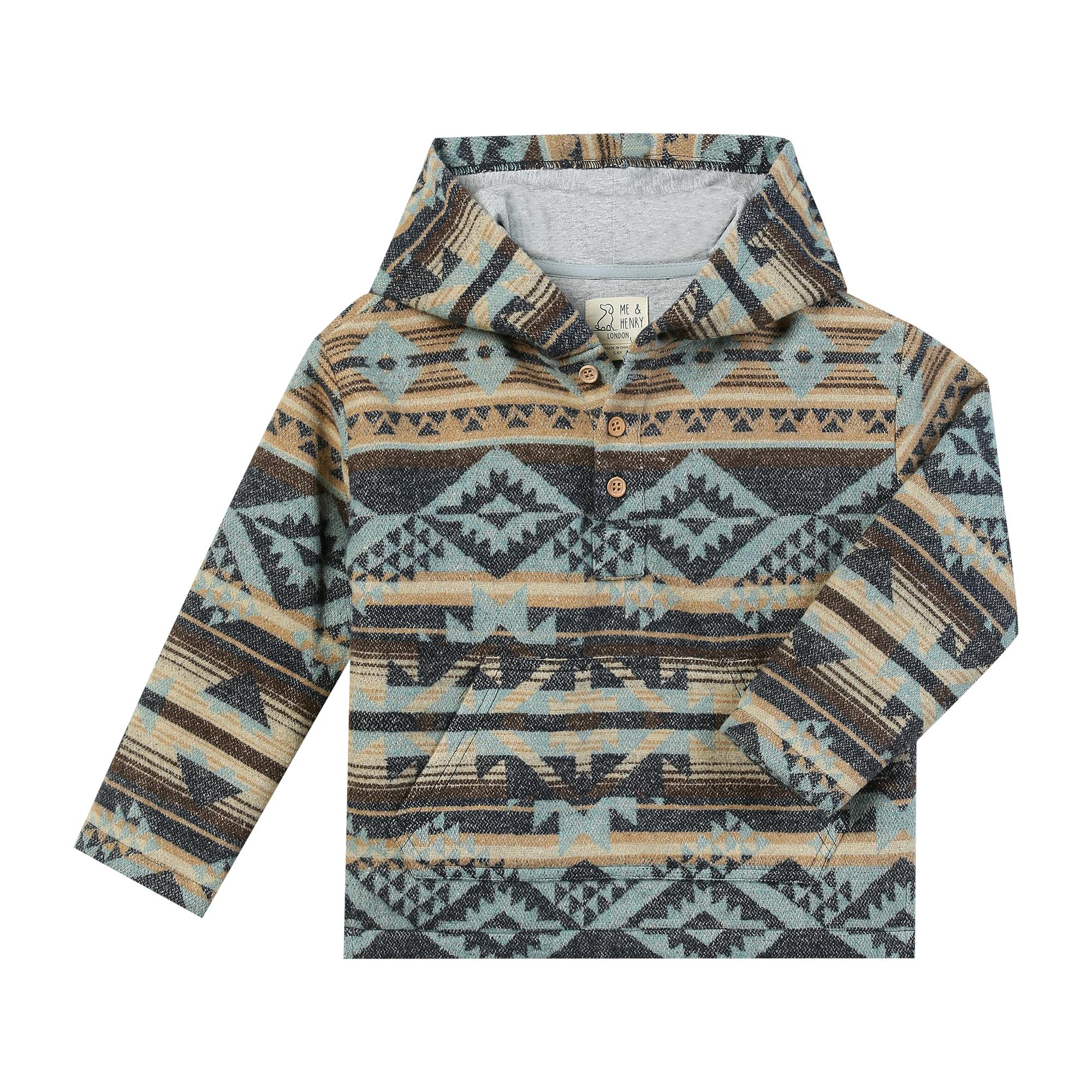 RANCHO blue aztec jacket