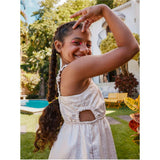 Sparkle Cut-Out Dress, Gold