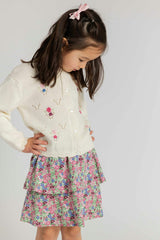 Floral Knit Skirt