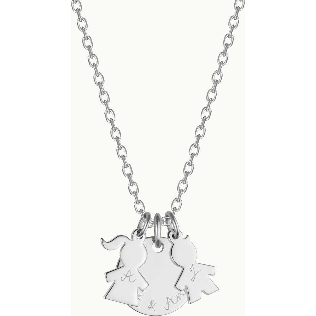 Personalized Mummy Necklace, Sterling Silver