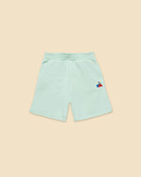 Organic Weekend Shorts in Frosty Jade