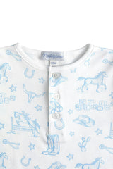 Blue Lone Star Toile Pajamas