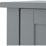 Mercer Mid Century Modern Bathroom Linen Tower Storage with Two Doors