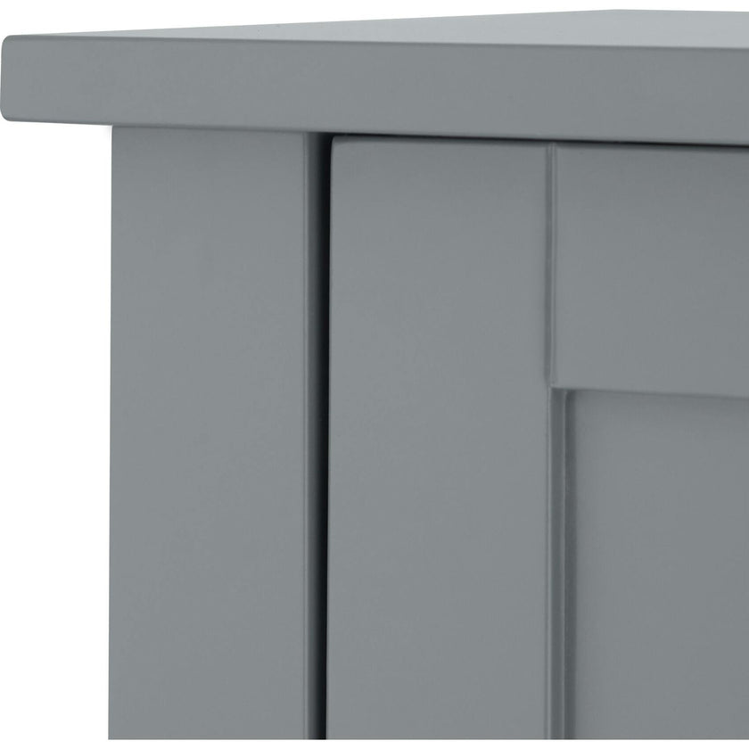 Mercer Mid Century Modern Bathroom Linen Tower Storage with Two Doors