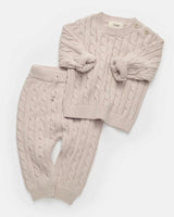 Cable Cotton Knit Set
