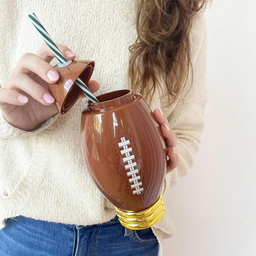 Football Novelty Sipper, 24oz