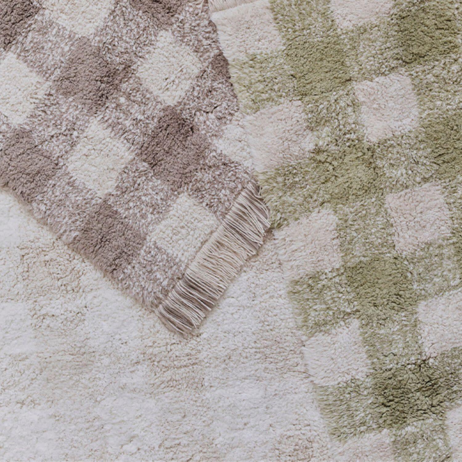 Washable Rug Vichy Matcha