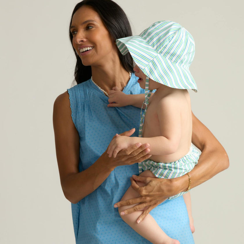 baby tamarin stripe sun hat