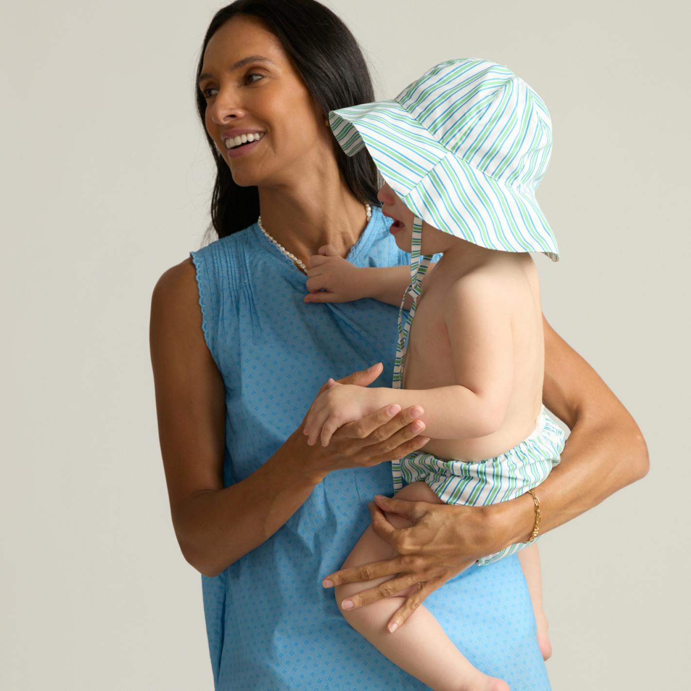 baby tamarin stripe sun hat