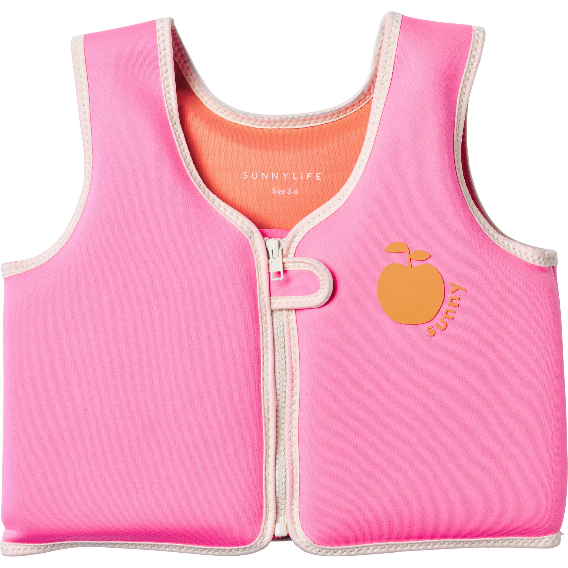 Float Vest: 3-6Y - Poppy the Peach