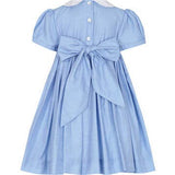 Blue Nella Smocked Dress
