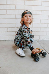 Monster Jams 2 Piece Pajama Set