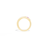 Found Nest Bypass Ring - Pink, Orange & Yellow Sapphire