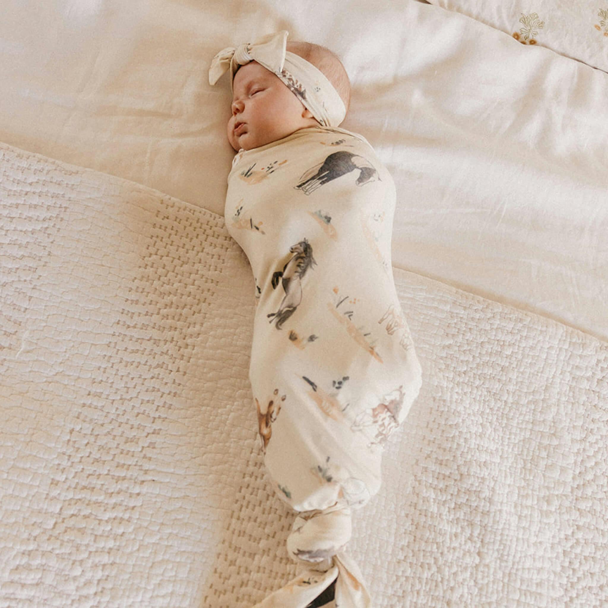 Knit Swaddle Blanket - Montana