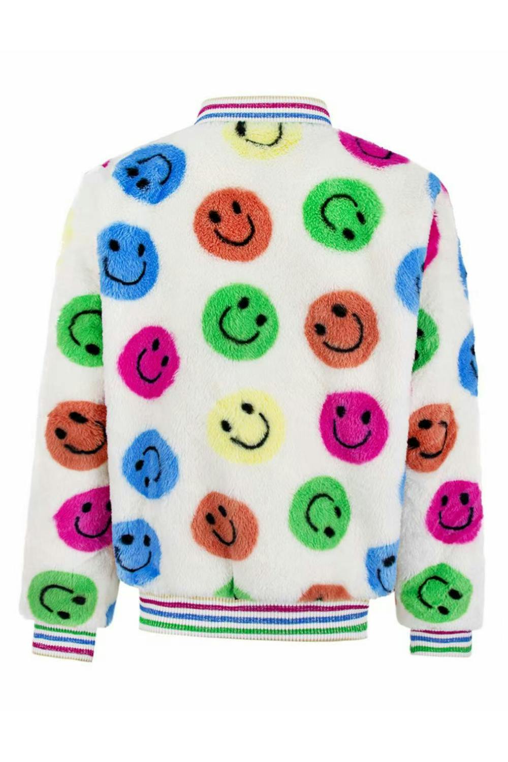 Rainbow Emoji Plush Coat