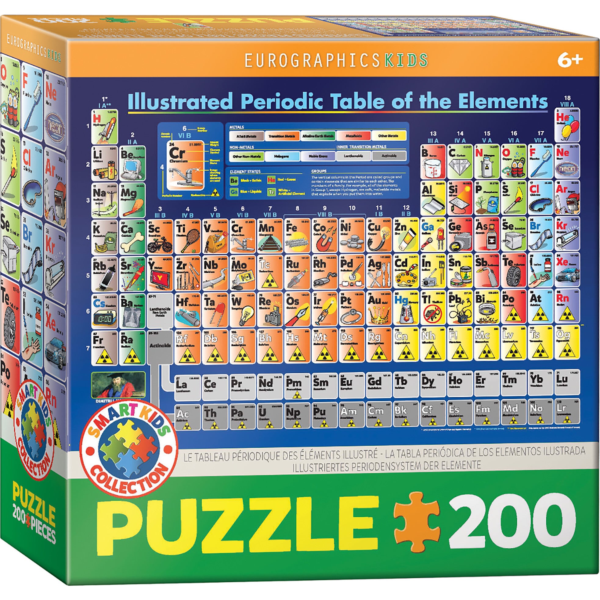 Periodic Table Illustrated - 200 pc Puzzle