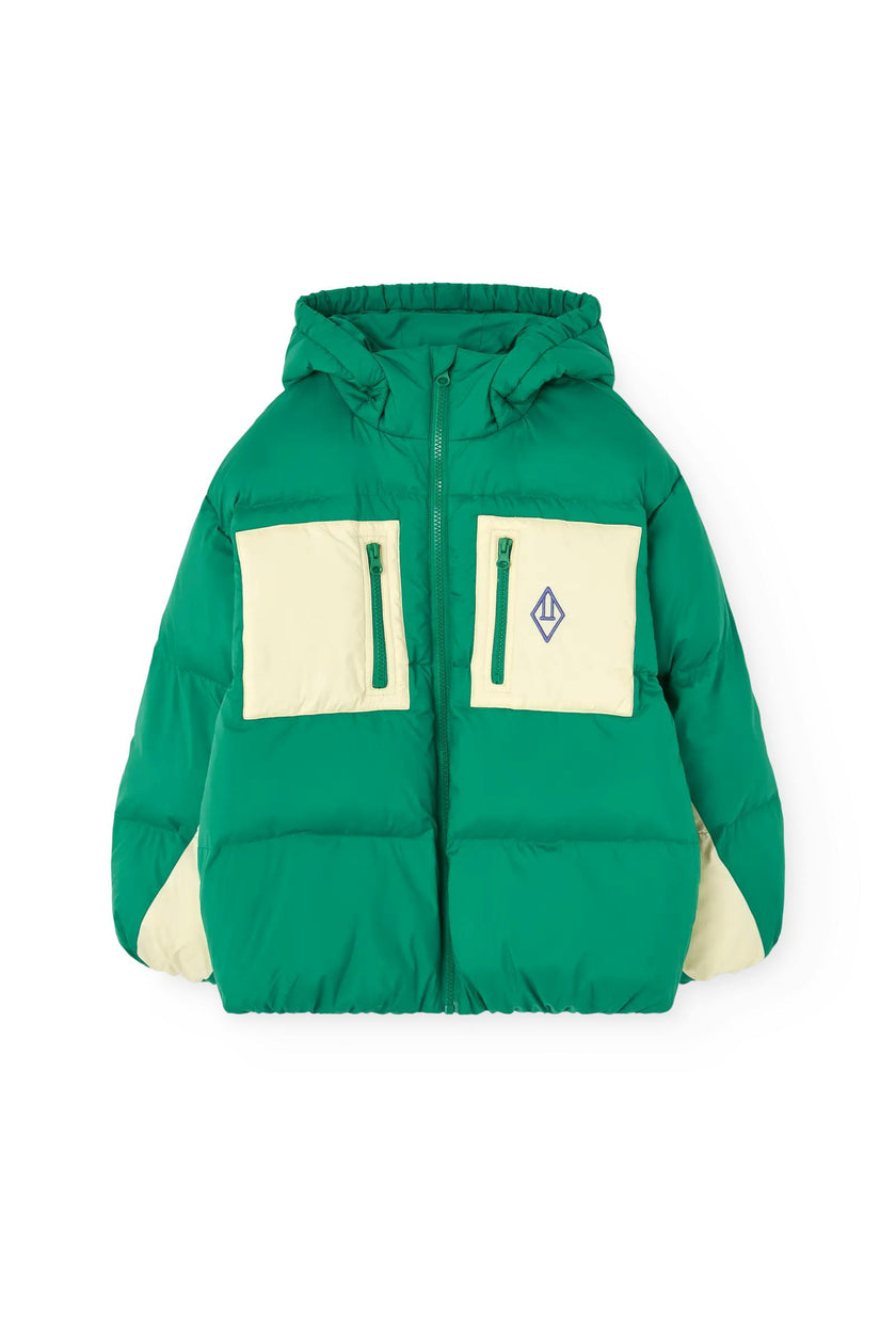 Green Roadrunner Puffer Jacket