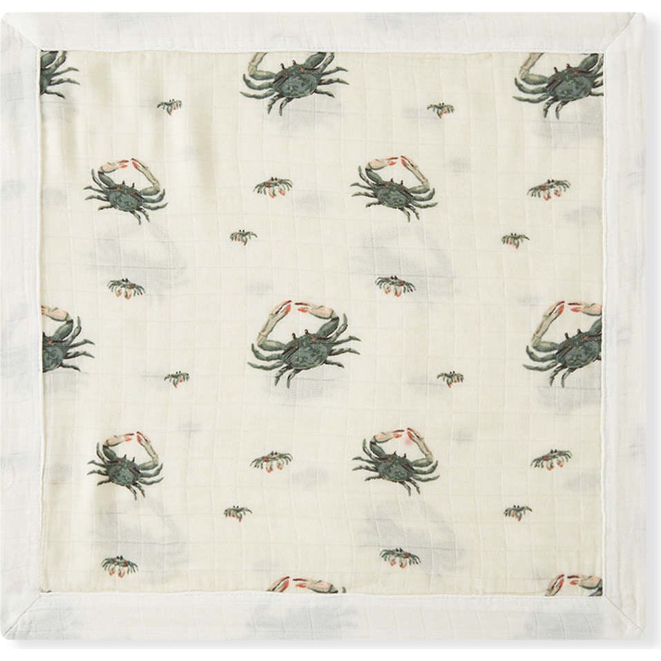 Coastal Mini Lovey Two-Layer Muslin Security Blanket