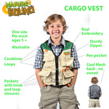 Nature Bound: Cargo Vest - Green & Khaki