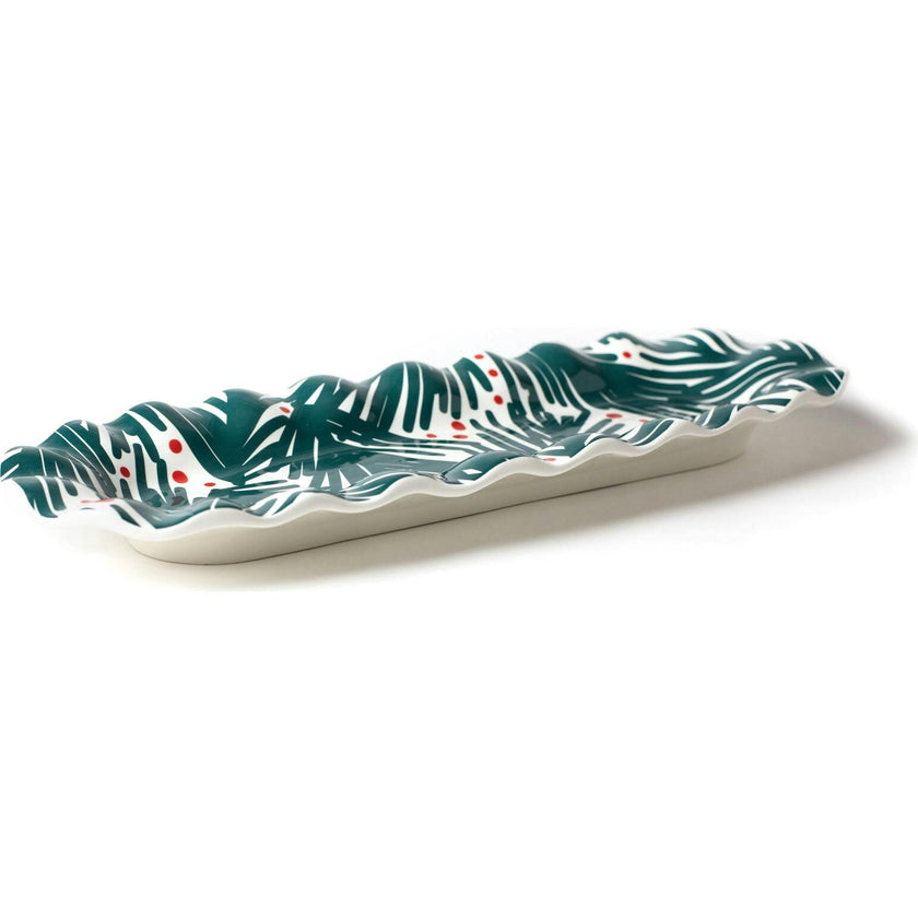Balsam and Berry Ruffle Skinny Tray