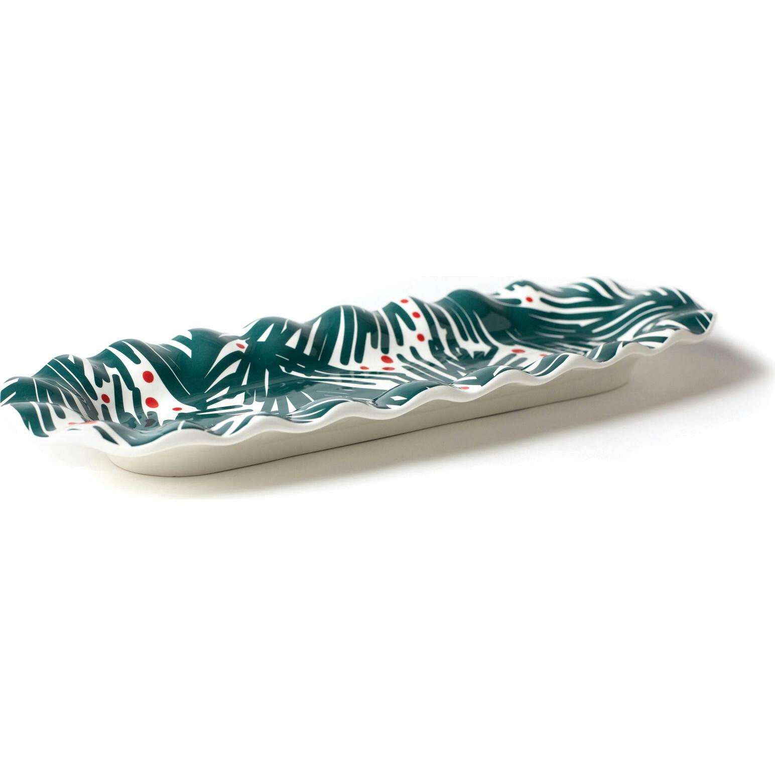 Balsam and Berry Ruffle Skinny Tray