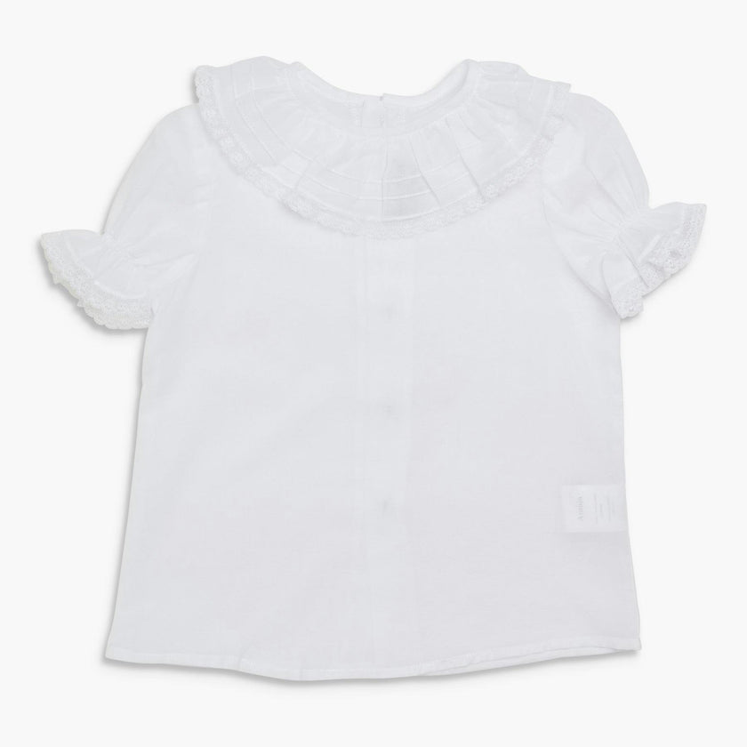 Montaigne Blouse White Voile