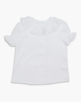 Montaigne Blouse White Voile