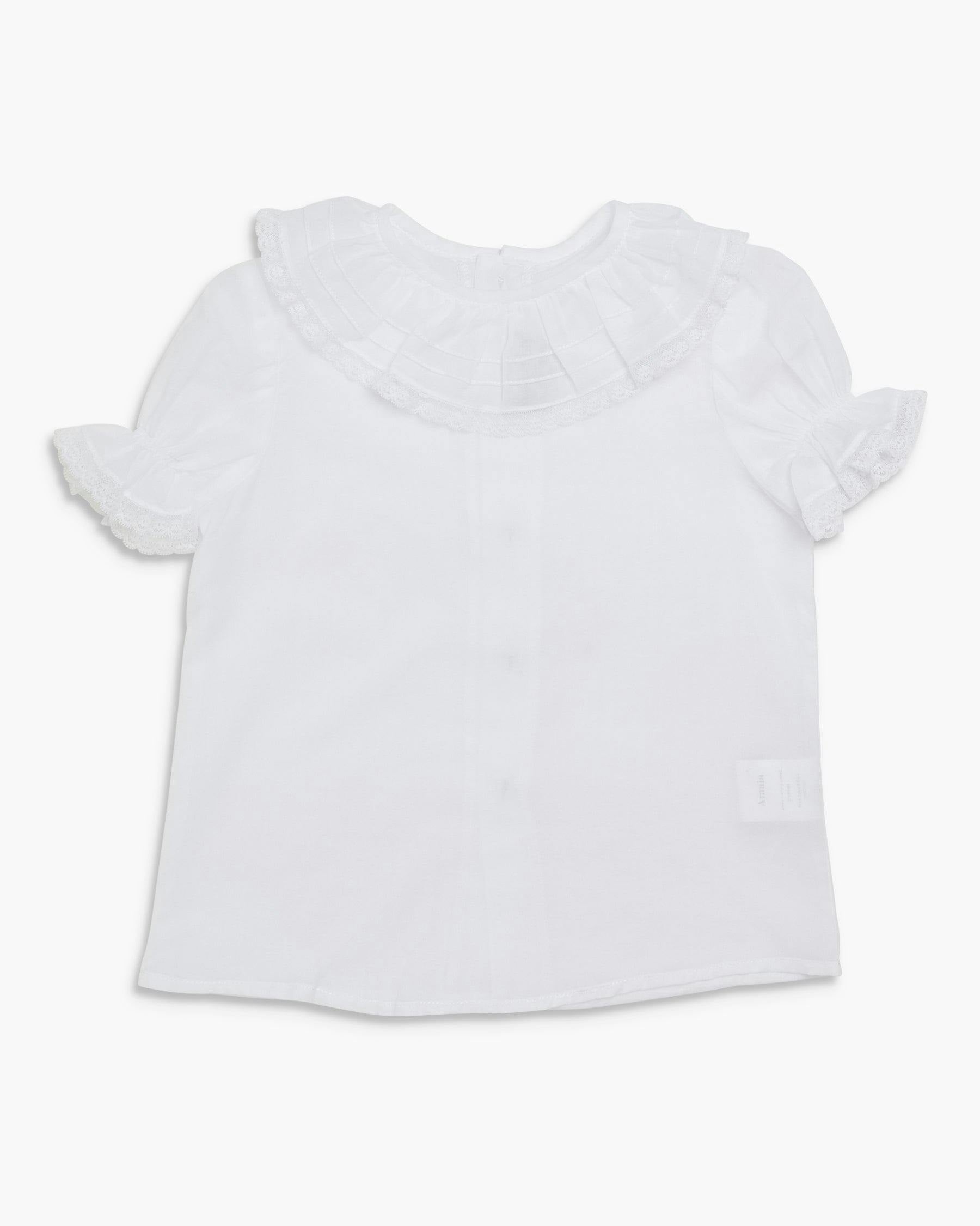 Montaigne Blouse White Voile