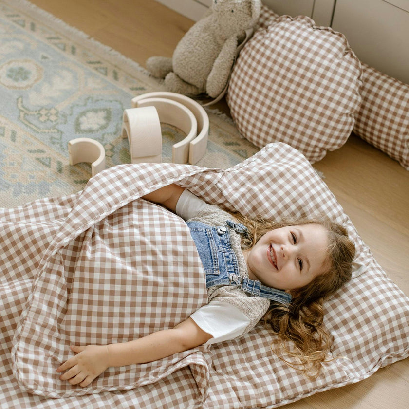 Organic Toddler Nap Roll-N-Rest Mat Set