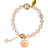 Daisy Crystal Bead Bracelet Set
