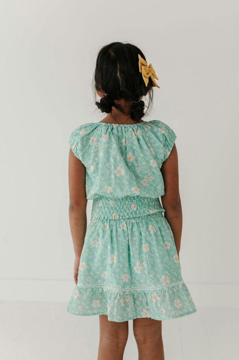 Eyelet Peasant Top
