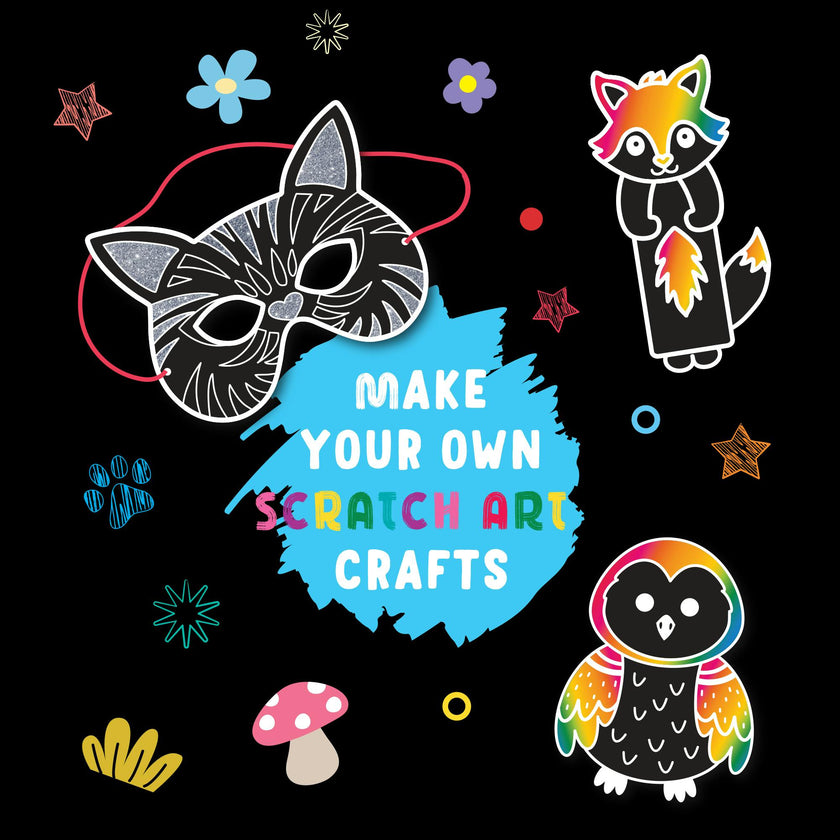 Scratch & Glitter Activity Book: Cute Animals