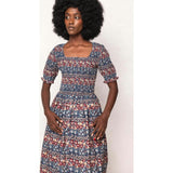 Parker Dress in Dusk Floral Medley