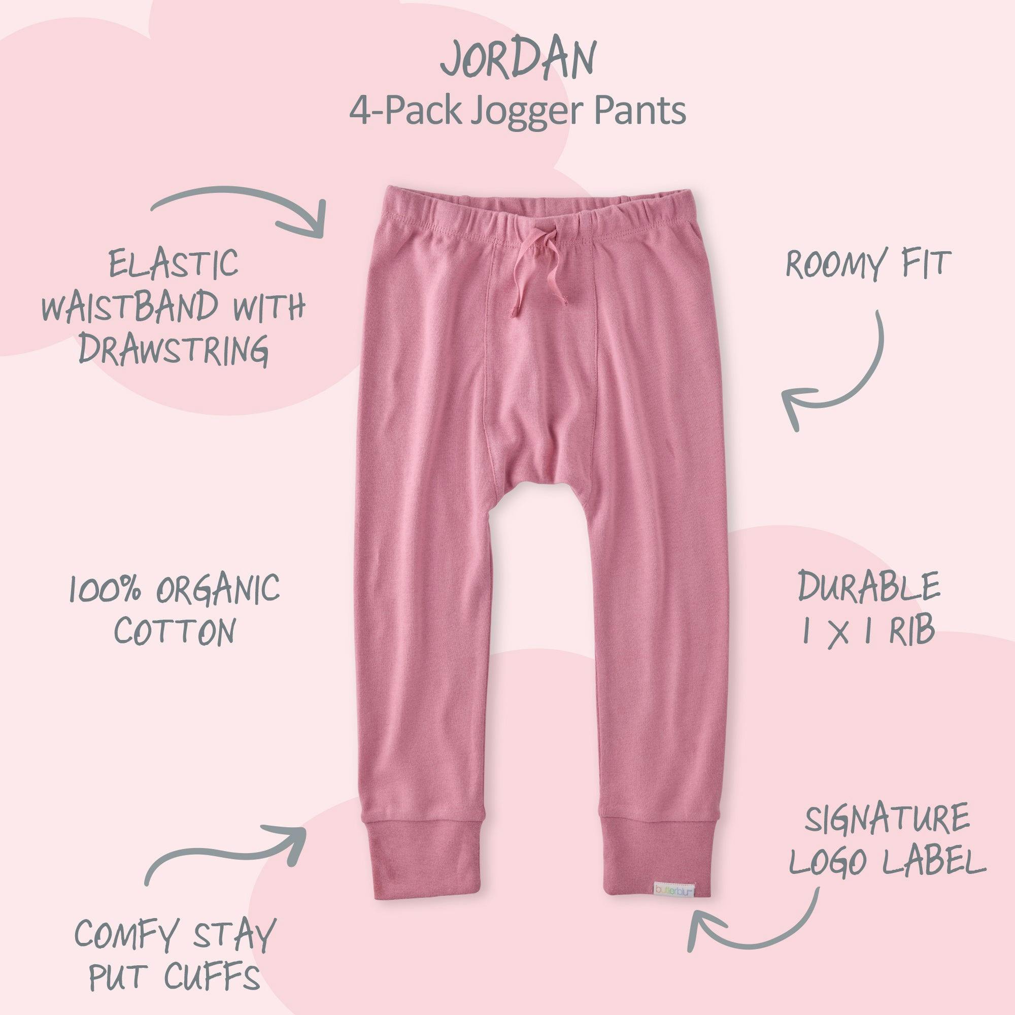 JORDAN 4-Pack Jogger Baby & Toddler Pants