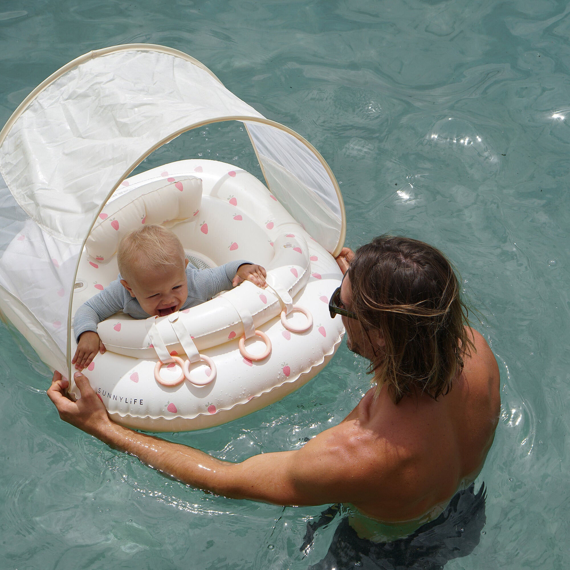 Interactive Baby Float: Strawberry Sunshine