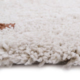 Wooly Fringed Rectangular Rug