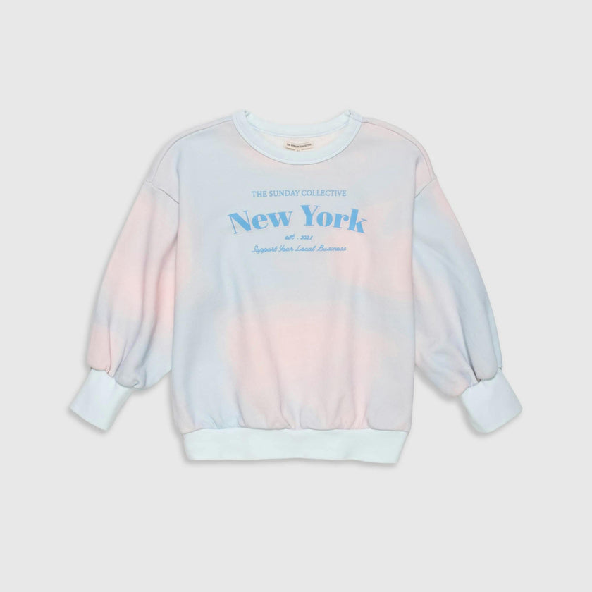 Organic Weekend Sweatshirt in Pink Cloud