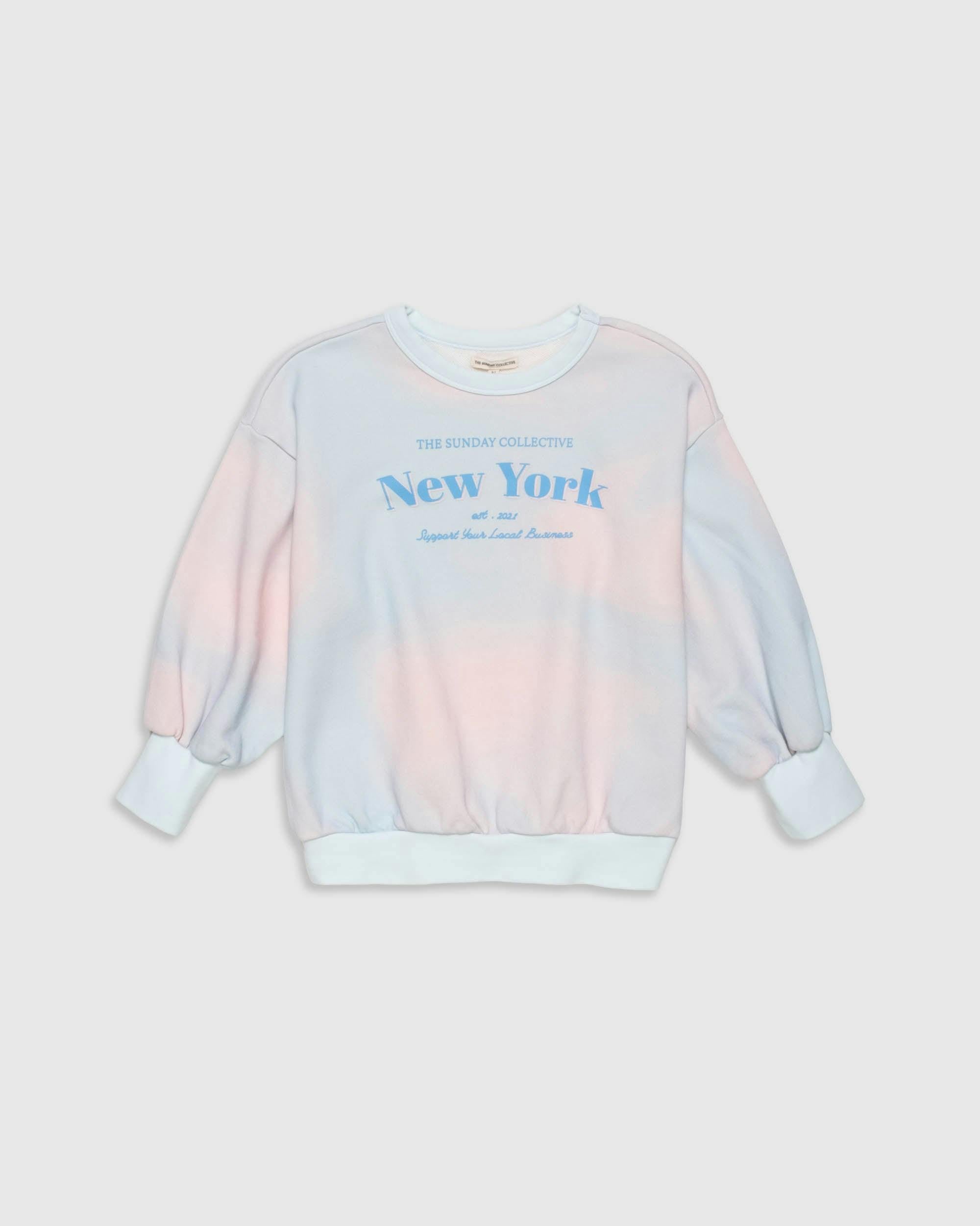 Organic Weekend Sweatshirt in Pink Cloud
