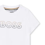 White & Black Logo Short Set