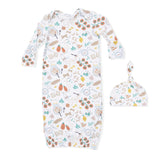 Pasta Lovers - Lap Shoulder Gown & Knotted Hat