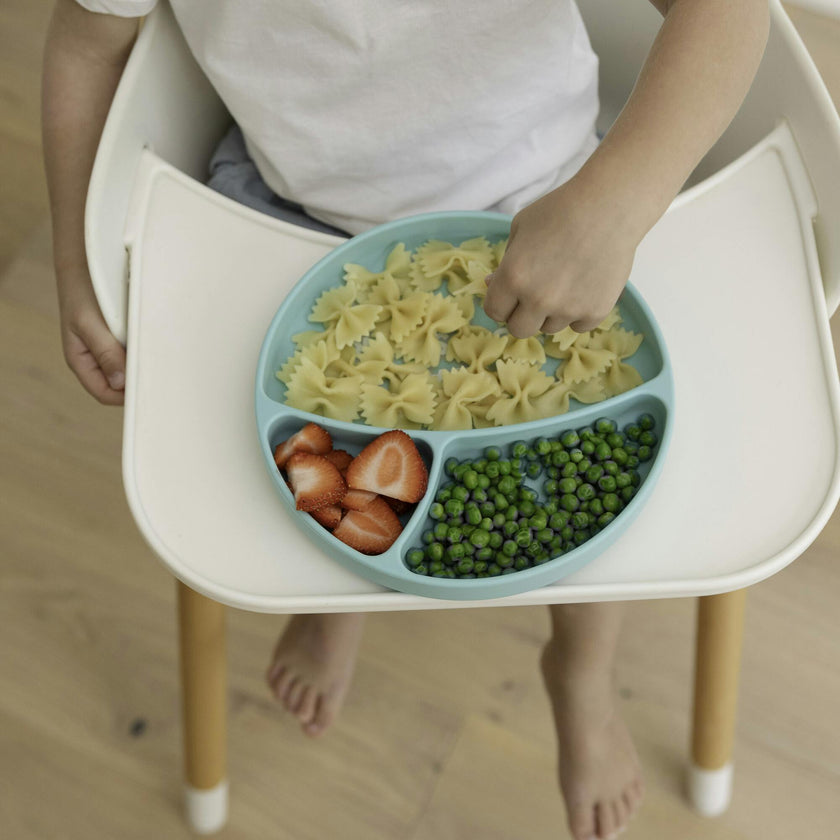 Meal Monster 3-Section Wonder Silicon Suction Plate