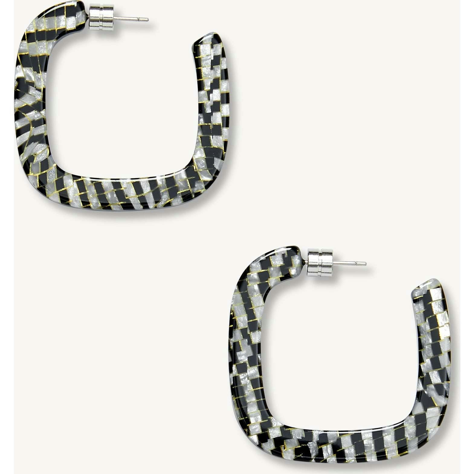 Midi Square Hoops