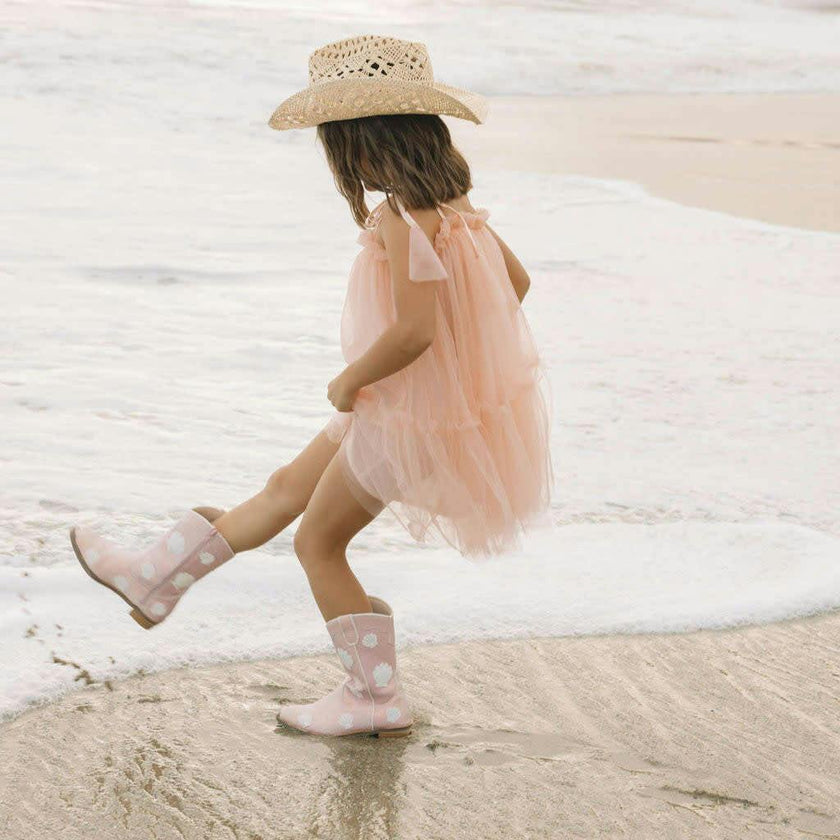 Cowgirl Coral Cove Boots, Pink