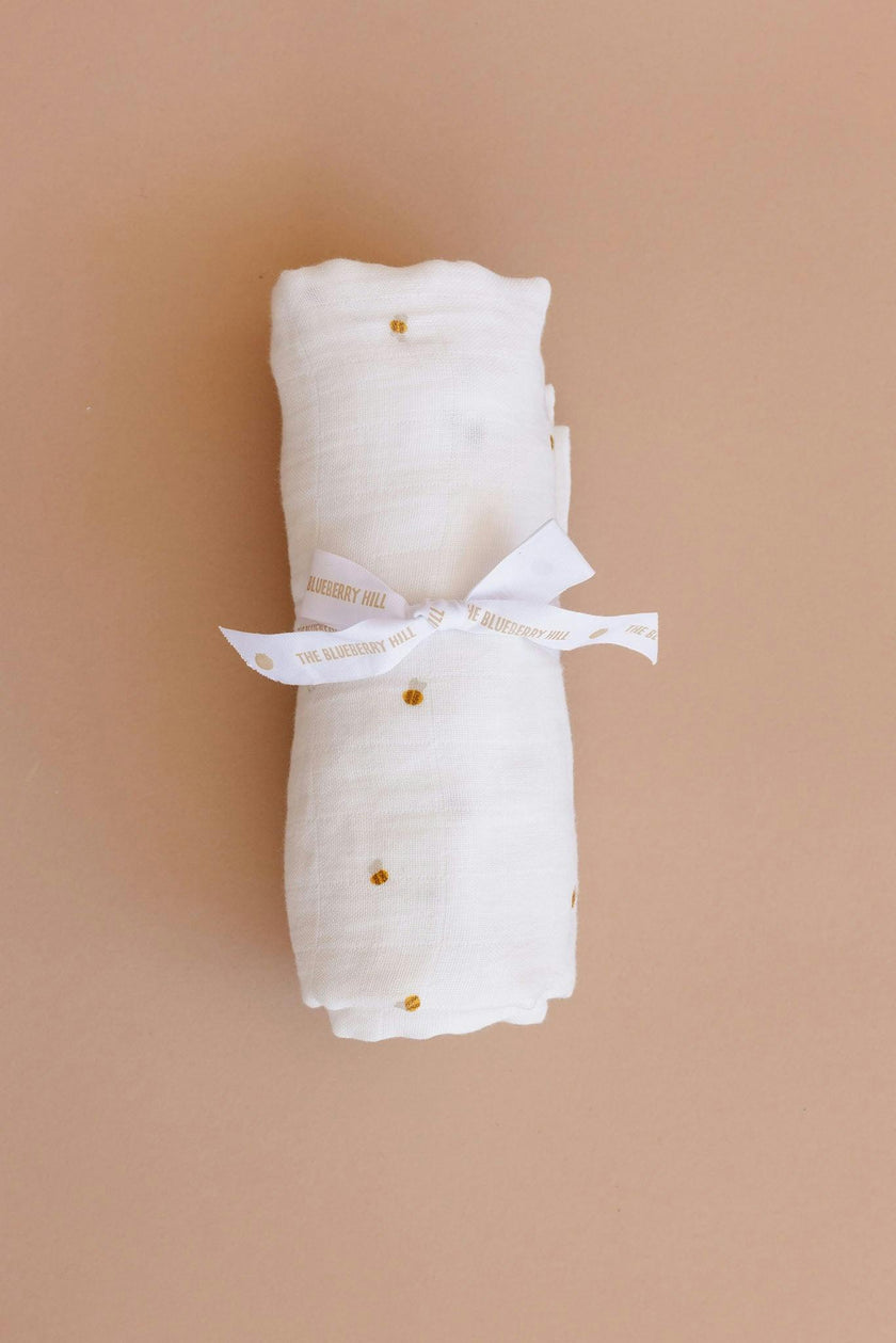 Bee Swaddle and Lovey Set - Bee