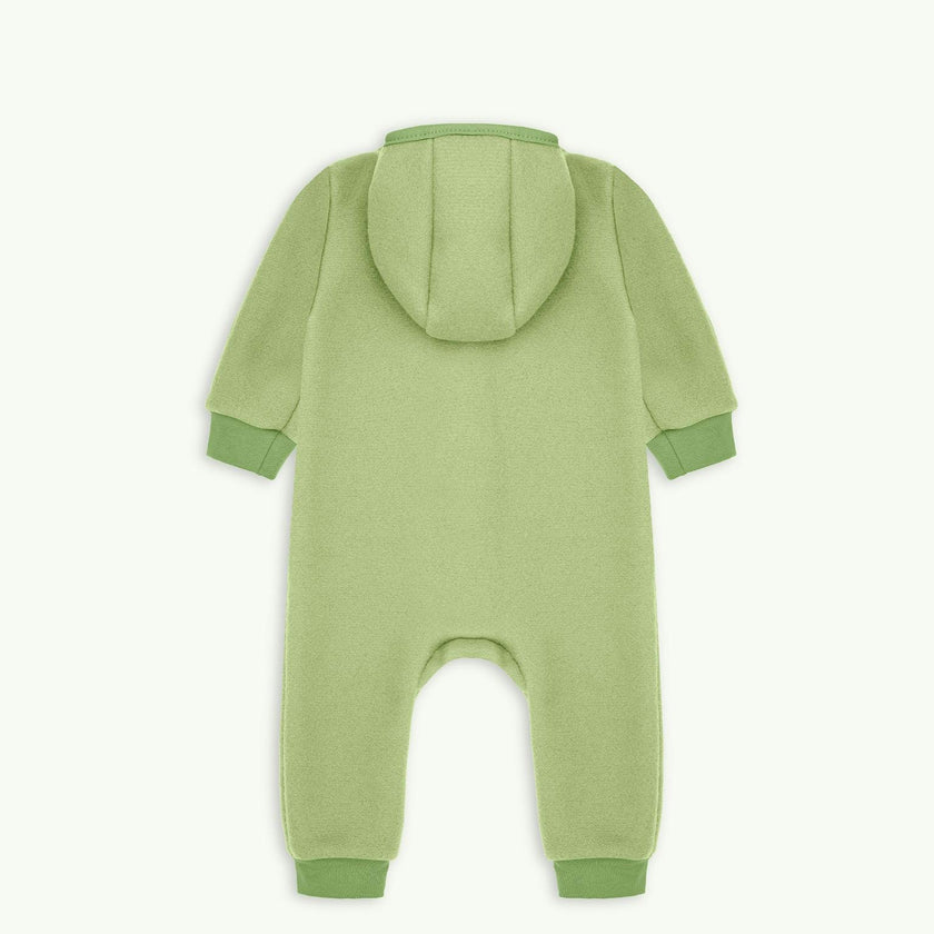 children's merino wool overall - green pea