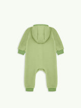 children's merino wool overall - green pea