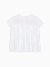 White Gingham Juana Girl Shirt