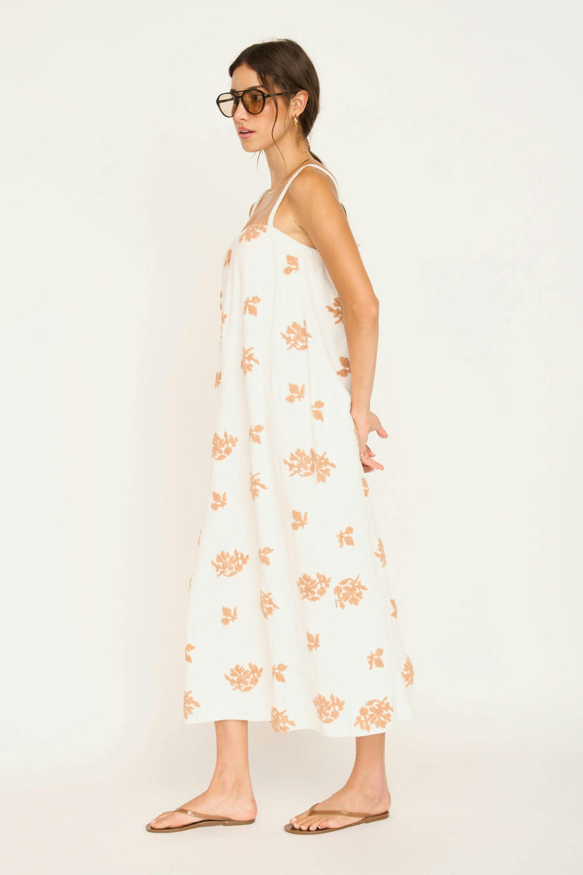 Brisbane Terry Dress in Mesa Fig