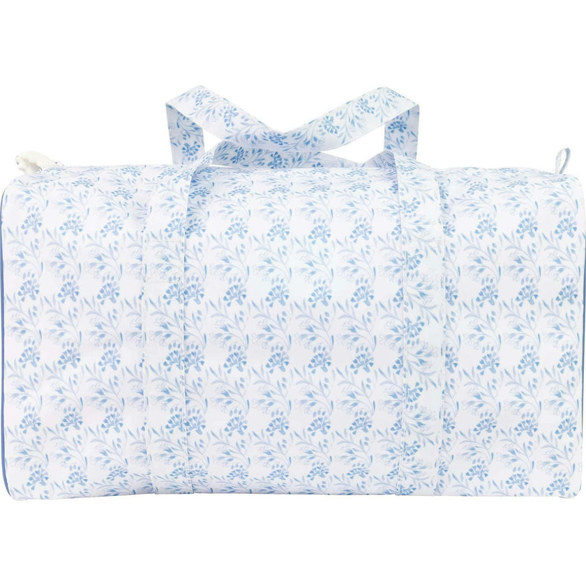 The Duffle Bag in Navy Floral