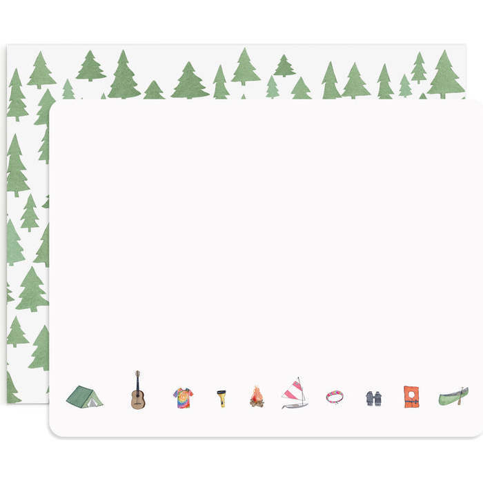 Set of 8 Flat Notecards